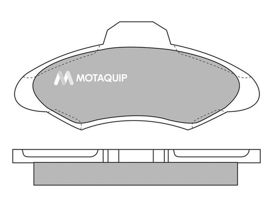 MOTAQUIP Комплект тормозных колодок, дисковый тормоз LVXL563