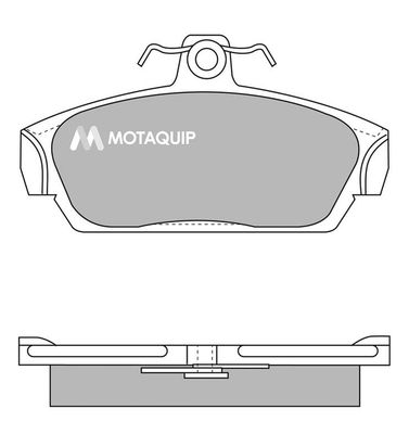 MOTAQUIP Комплект тормозных колодок, дисковый тормоз LVXL564