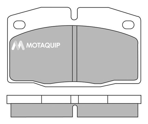 MOTAQUIP Комплект тормозных колодок, дисковый тормоз LVXL565