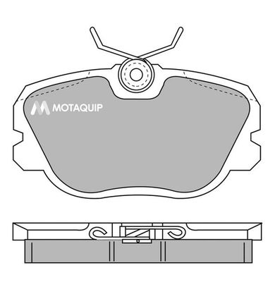 MOTAQUIP Комплект тормозных колодок, дисковый тормоз LVXL603