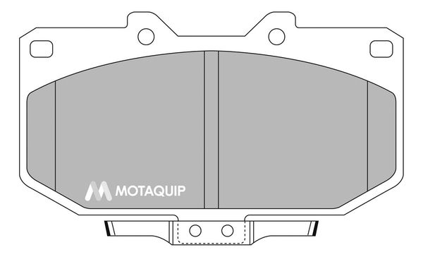 MOTAQUIP Комплект тормозных колодок, дисковый тормоз LVXL610