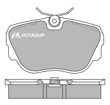 MOTAQUIP Комплект тормозных колодок, дисковый тормоз LVXL614