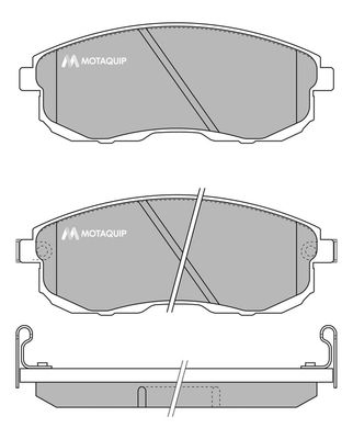 MOTAQUIP Комплект тормозных колодок, дисковый тормоз LVXL622
