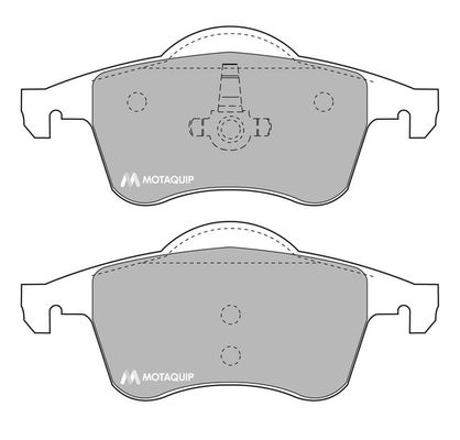 MOTAQUIP Комплект тормозных колодок, дисковый тормоз LVXL639