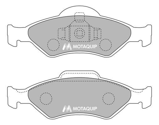 MOTAQUIP Комплект тормозных колодок, дисковый тормоз LVXL648