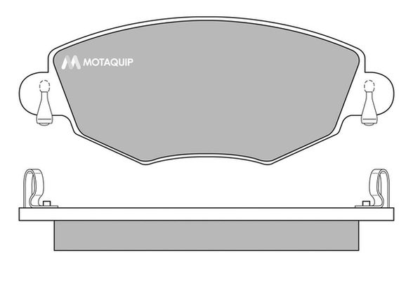 MOTAQUIP Bremžu uzliku kompl., Disku bremzes LVXL650