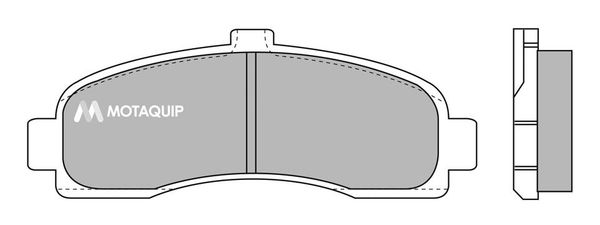 MOTAQUIP Комплект тормозных колодок, дисковый тормоз LVXL664