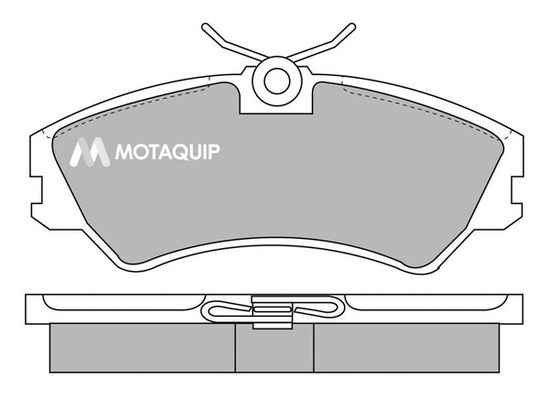 MOTAQUIP Комплект тормозных колодок, дисковый тормоз LVXL695