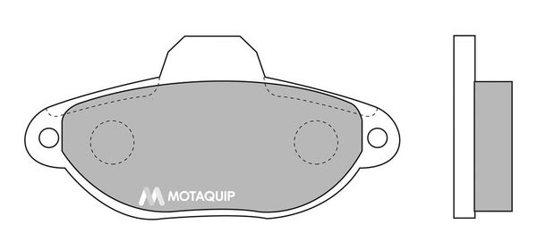 MOTAQUIP Комплект тормозных колодок, дисковый тормоз LVXL706