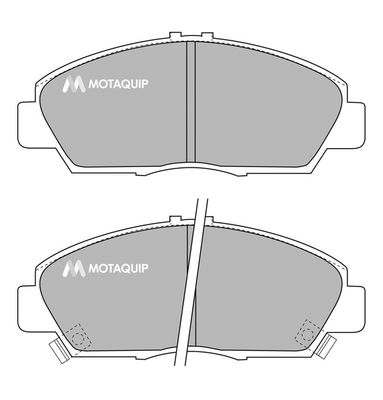 MOTAQUIP Комплект тормозных колодок, дисковый тормоз LVXL711