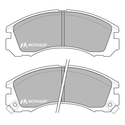 MOTAQUIP Комплект тормозных колодок, дисковый тормоз LVXL721