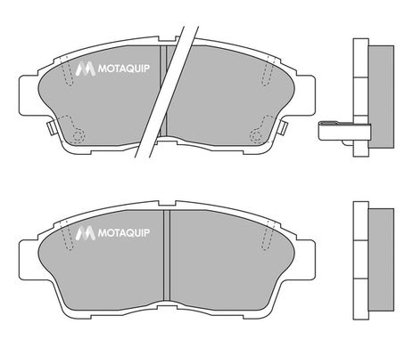 MOTAQUIP Комплект тормозных колодок, дисковый тормоз LVXL734