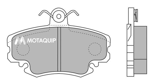 MOTAQUIP Комплект тормозных колодок, дисковый тормоз LVXL848