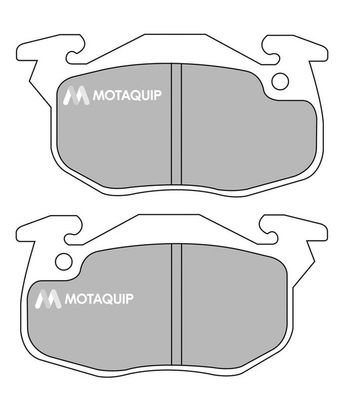 MOTAQUIP Комплект тормозных колодок, дисковый тормоз LVXL864