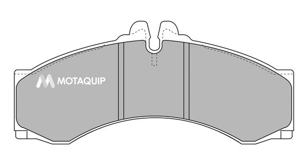 MOTAQUIP Комплект тормозных колодок, дисковый тормоз LVXL989