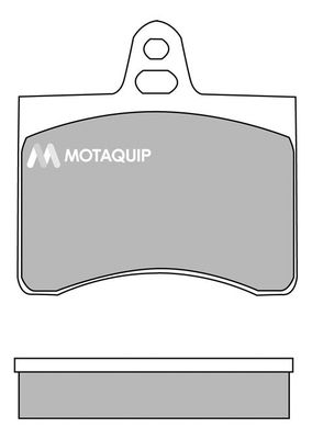 MOTAQUIP Комплект тормозных колодок, дисковый тормоз LVXL994