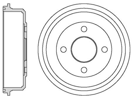 MOTAQUIP Тормозной барабан VBD640