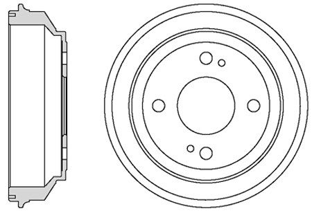 MOTAQUIP Тормозной барабан VBE619