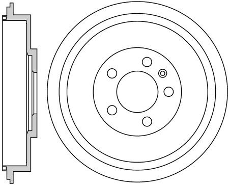 MOTAQUIP Тормозной барабан VBE660