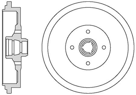 MOTAQUIP Тормозной барабан VBE699