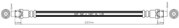 MOTAQUIP Тормозной шланг VBH1152