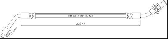 MOTAQUIP Тормозной шланг VBH1156