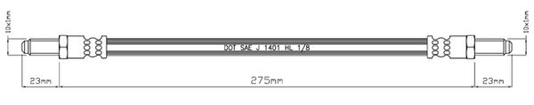 MOTAQUIP Тормозной шланг VBH381