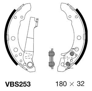 MOTAQUIP Bremžu loku komplekts VBS253