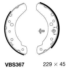 MOTAQUIP Bremžu loku komplekts VBS367