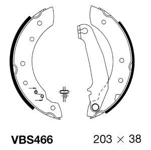 MOTAQUIP Bremžu loku komplekts VBS466