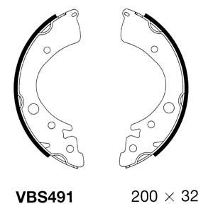 MOTAQUIP Bremžu loku komplekts VBS491