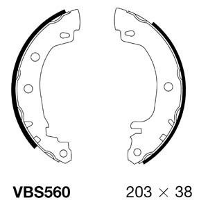 MOTAQUIP Bremžu loku komplekts VBS560