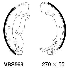 MOTAQUIP Bremžu loku komplekts VBS569