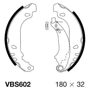 MOTAQUIP Комплект тормозных колодок VBS602