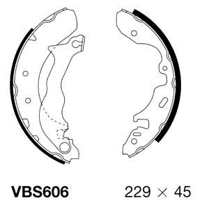 MOTAQUIP Bremžu loku komplekts VBS606