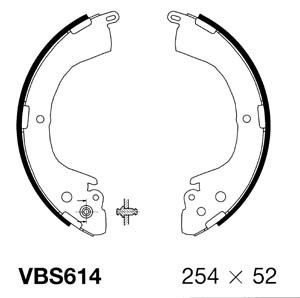 MOTAQUIP Bremžu loku komplekts VBS614