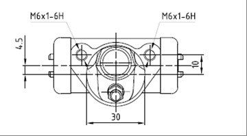 MOTAQUIP Колесный тормозной цилиндр VWC222