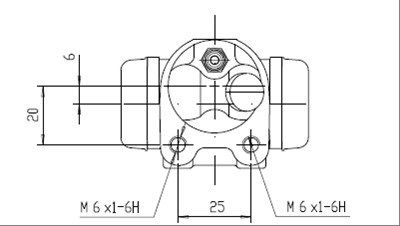 MOTAQUIP Колесный тормозной цилиндр VWC264