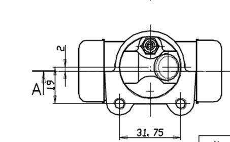 MOTAQUIP Колесный тормозной цилиндр VWC456