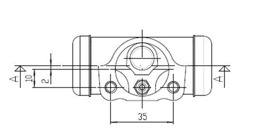 MOTAQUIP Колесный тормозной цилиндр VWC512