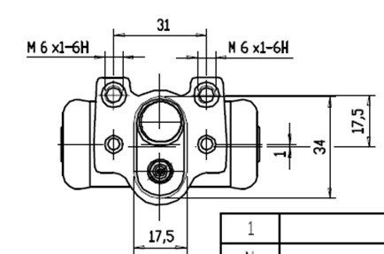 MOTAQUIP Колесный тормозной цилиндр VWC603