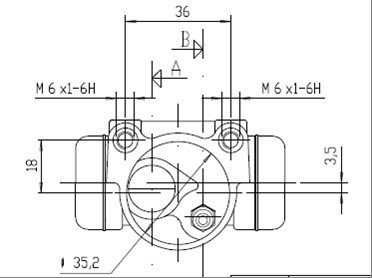 MOTAQUIP Колесный тормозной цилиндр VWC636