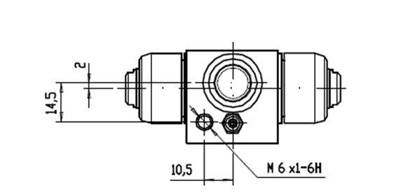 MOTAQUIP Riteņa bremžu cilindrs VWC657