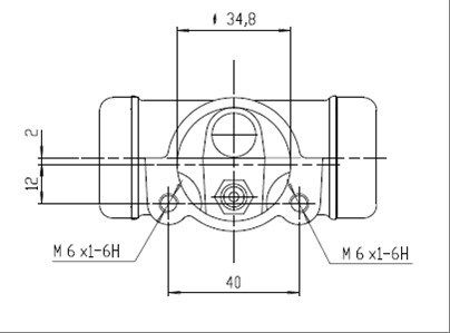 MOTAQUIP Колесный тормозной цилиндр VWC726