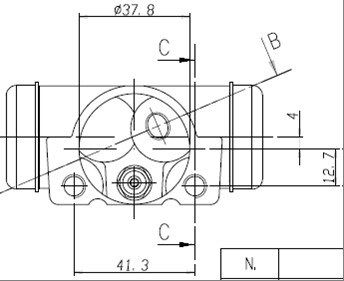 MOTAQUIP Колесный тормозной цилиндр VWC747