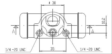 MOTAQUIP Колесный тормозной цилиндр VWC766