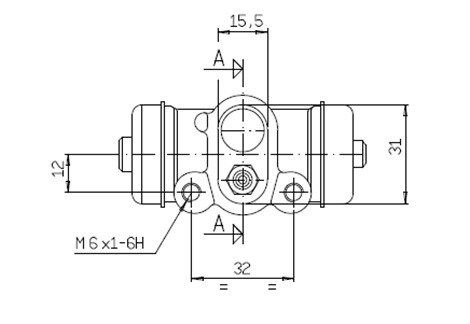 MOTAQUIP Riteņa bremžu cilindrs VWC816