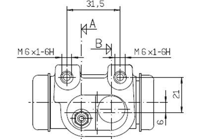 MOTAQUIP Колесный тормозной цилиндр VWC830