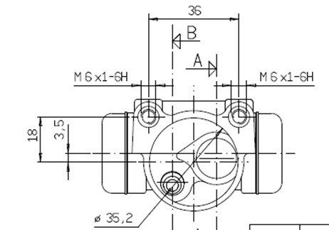 MOTAQUIP Колесный тормозной цилиндр VWC840