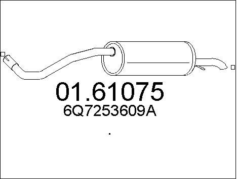 MTS Izplūdes gāzu trokšņa slāpētājs (pēdējais) 01.61075